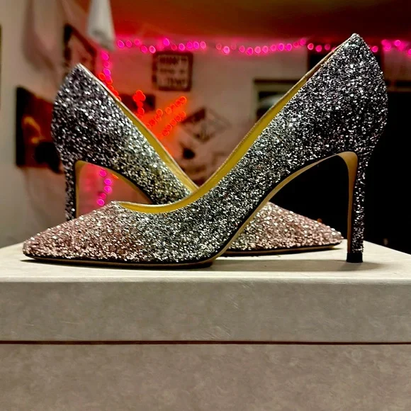 Jimmy Choo Shoes Jimmy Choo Romy 85 Heels Silverballet